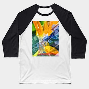 Bird of paradise abstract Baseball T-Shirt